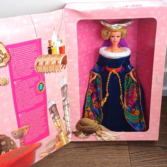 1994 Medieval Lady Barbie Doll The Great Eras Collection Special Edition Mattel - Picture 1 of 12
